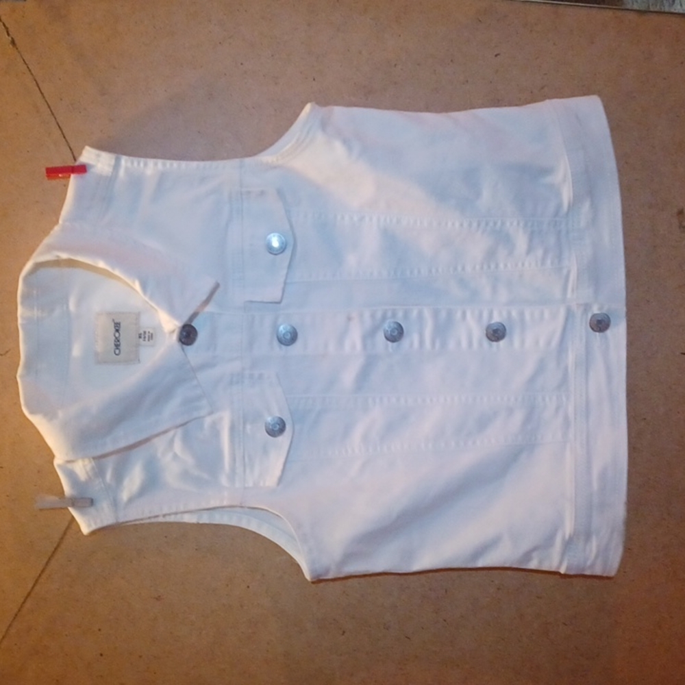 Cherokee brilliant white Young ladies vest for outer layer